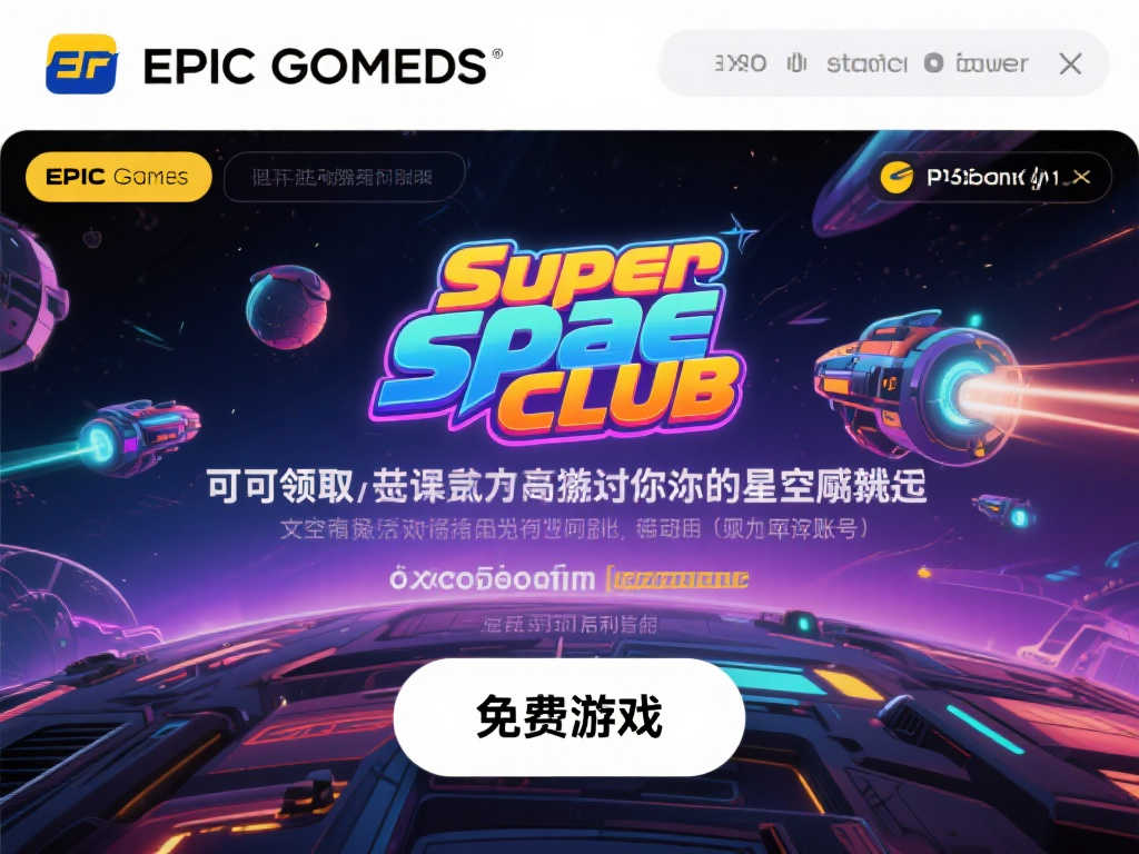 Epic免费送：47元太空射击佳作《超级太空俱乐部》Steam好评高达94%